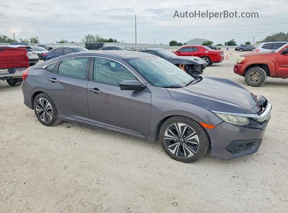 2HGFC1F32JH645451 2018 HONDA CIVIC Gray Front right