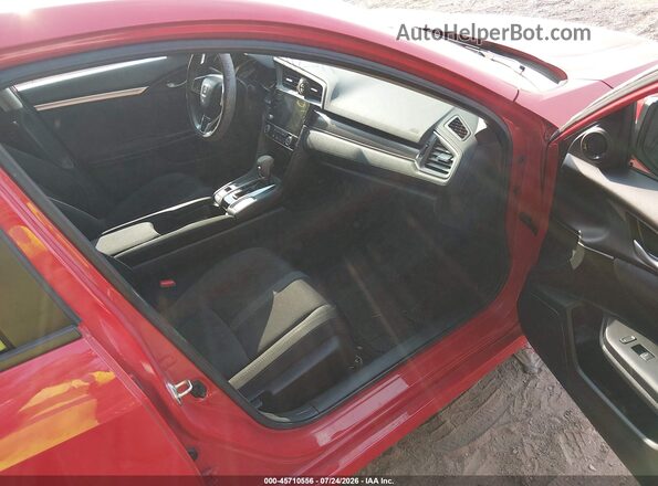 2HGFC1F32LH682423 2020 HONDA CIVIC Red Widok wnętrza z przodu