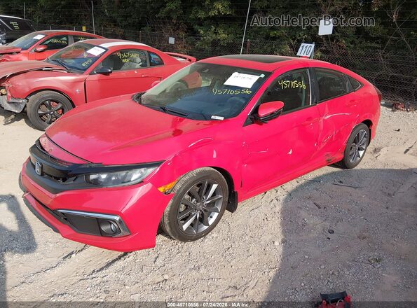2HGFC1F32LH682423 2020 HONDA CIVIC Red Przód lewy