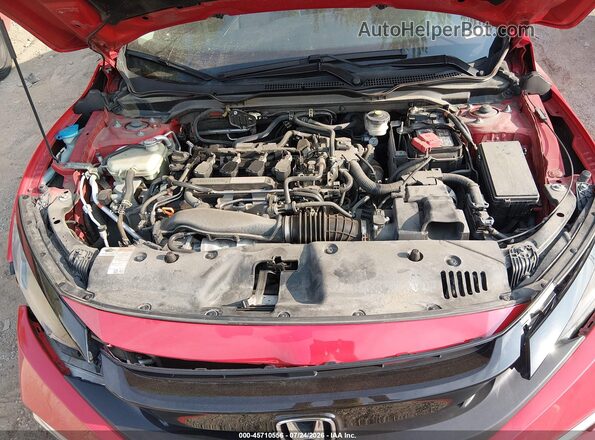 2HGFC1F32LH682423 2020 HONDA CIVIC Red Widok z tyłu
