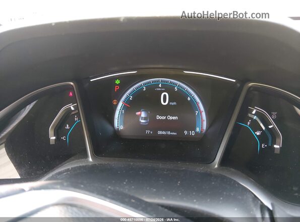 2HGFC1F32LH682423 2020 HONDA CIVIC Red Widok tylnych siedzeń