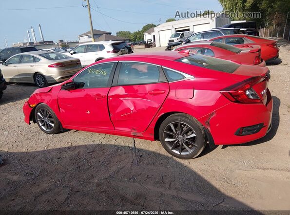 2HGFC1F32LH682423 2020 HONDA CIVIC Red Widok wnętrza 360 stopni