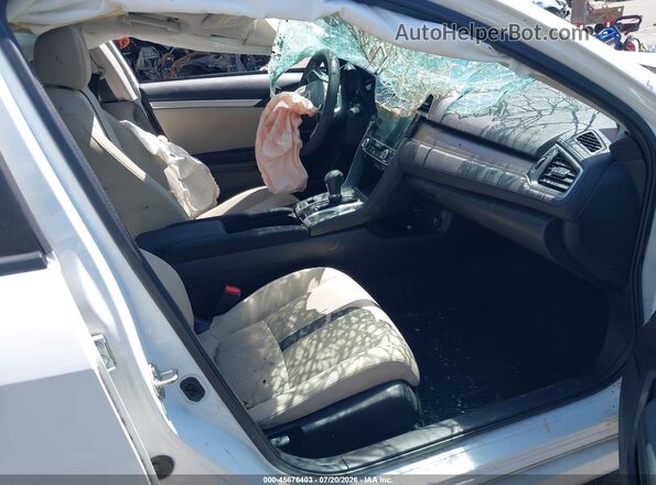 2HGFC1F33GH631406 2016 HONDA CIVIC White Widok wnętrza z przodu