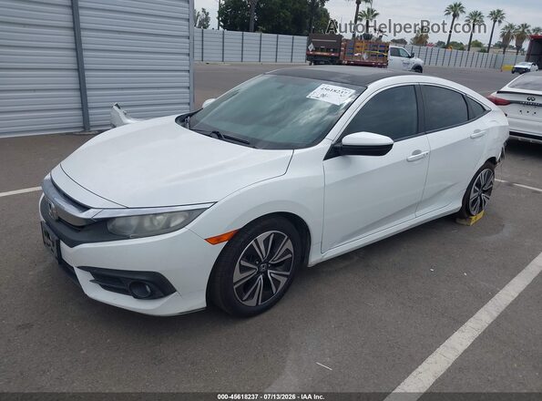 2HGFC1F33GH650408 2016 HONDA CIVIC White Vista tres cuartos delantera izquierda