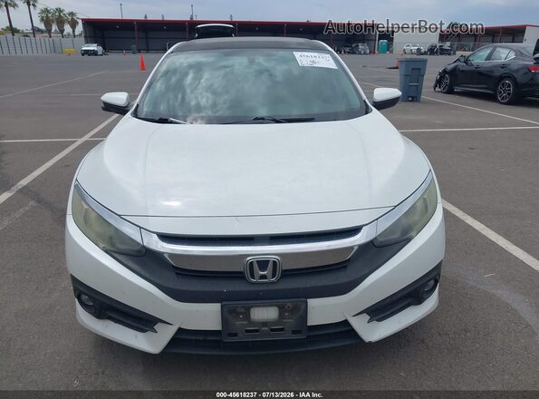 2HGFC1F33GH650408 2016 HONDA CIVIC White Vista interior trasera