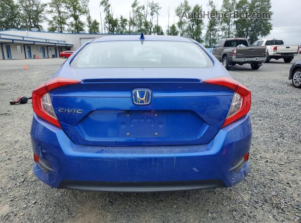 2HGFC1F33GH654667 2016 HONDA CIVIC Blue უკანა ხედი