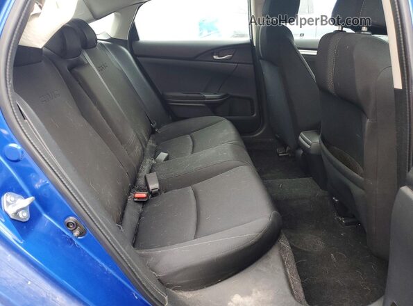 2HGFC1F33GH654667 2016 HONDA CIVIC Blue უკანა სავარძლების ხედი