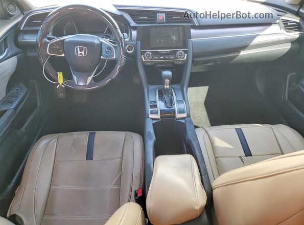 2HGFC1F33HH645548 2017 HONDA CIVIC White წინა პანელის ხედი