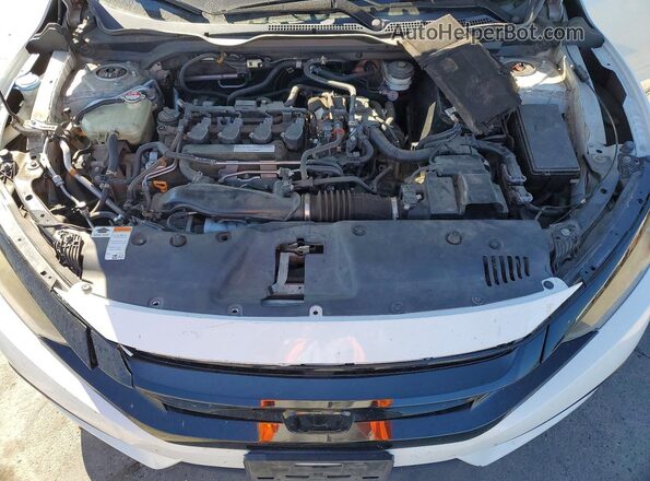 2HGFC1F33HH645548 2017 HONDA CIVIC White უკანა სალონის ხედი