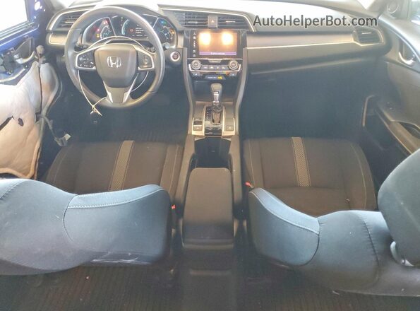 2HGFC1F33HH646604 2017 HONDA CIVIC Blue Вид панелі приладів