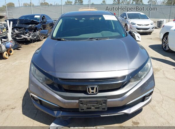 2HGFC1F33MH704382 2021 HONDA CIVIC Gray Սարքավորումների վահանակի տեսք