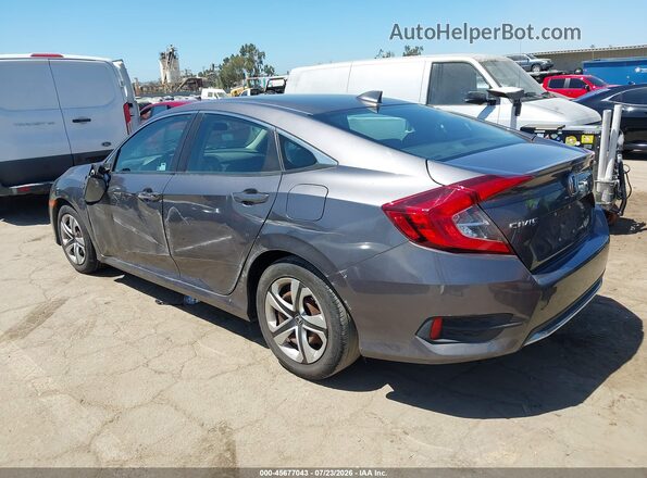 2HGFC1F33MH704382 2021 HONDA CIVIC Gray Հետևի ձախ