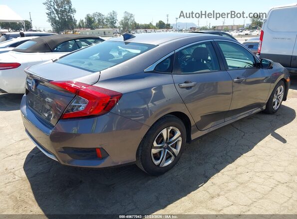 2HGFC1F33MH704382 2021 HONDA CIVIC Gray Հետևի աջ