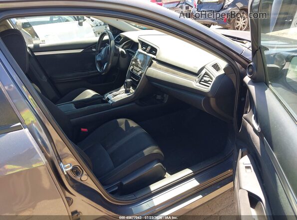 2HGFC1F33MH704382 2021 HONDA CIVIC Gray Սալոնի դիմացի տեսք