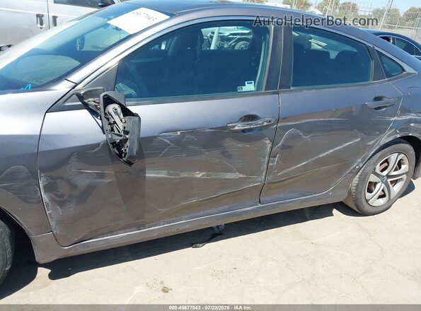 2HGFC1F33MH704382 2021 HONDA CIVIC Gray Դիմացի տեսք