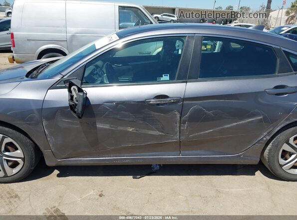 2HGFC1F33MH704382 2021 HONDA CIVIC Gray Սալոնի 360 աստիճան տեսք