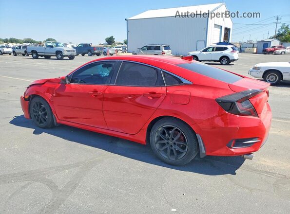 2HGFC1F34GH636078 2016 HONDA CIVIC Red Задня ліва чверть