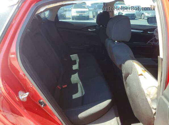 2HGFC1F34GH636078 2016 HONDA CIVIC Red Вид задніх сидінь