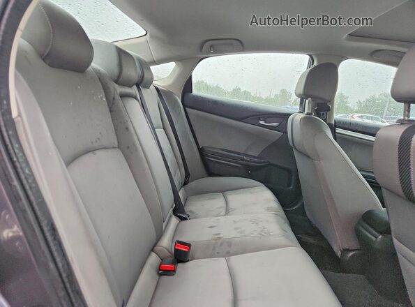 2HGFC1F34GH644293 2016 HONDA CIVIC Gray Հետևի նստատեղերի տեսք