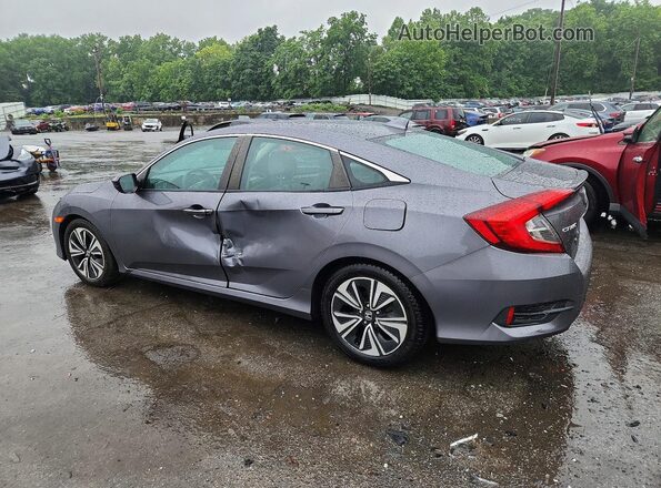 2HGFC1F34GH644293 2016 HONDA CIVIC Gray Հետևի ձախ