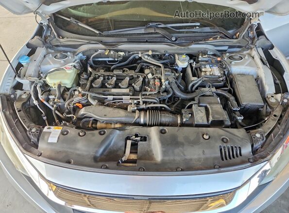 2HGFC1F34GH645301 2016 HONDA CIVIC Gray Вид задньої частини салону