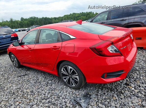 2HGFC1F34GH657528 2016 HONDA CIVIC Red Rear left