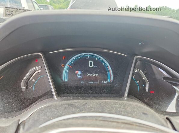 2HGFC1F34GH657528 2016 HONDA CIVIC Red Instrument cluster view