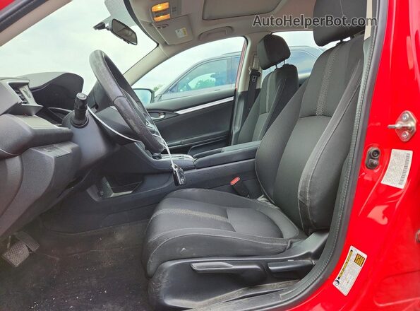 2HGFC1F34GH657528 2016 HONDA CIVIC Red Front interior view