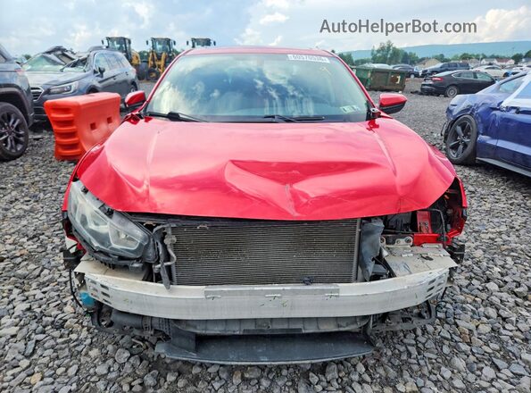 2HGFC1F34GH657528 2016 HONDA CIVIC Red Front view