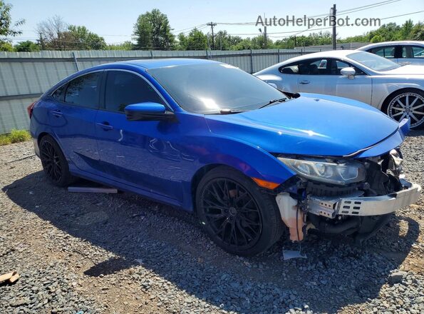 2HGFC1F34HH640200 2017 HONDA CIVIC Blue Delantero derecho