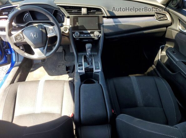 2HGFC1F34HH640200 2017 HONDA CIVIC Blue Vista del salpicadero