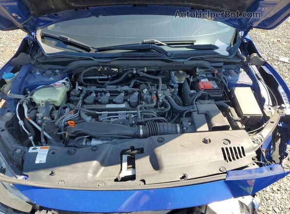 2HGFC1F34HH640200 2017 HONDA CIVIC Blue Vista interior trasera