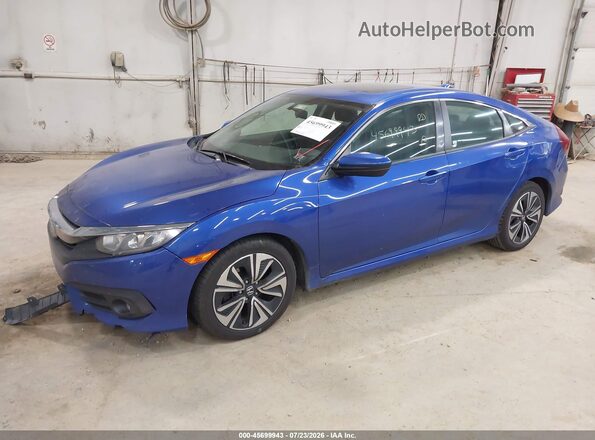 2HGFC1F35HH656955 2017 HONDA CIVIC Blue Front left