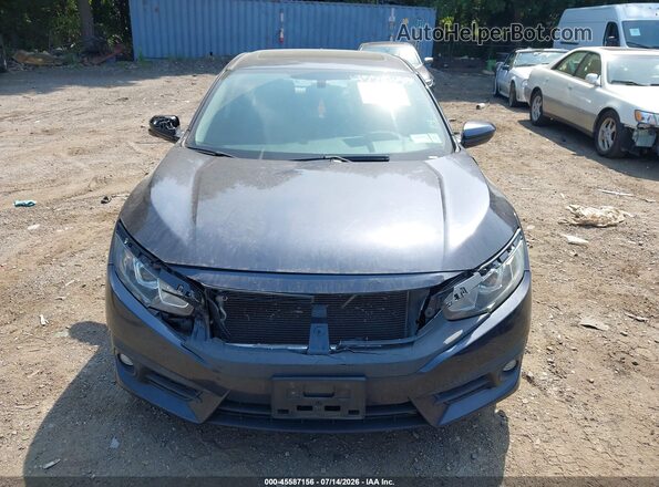 2HGFC1F35HH657135 2017 HONDA CIVIC Blue Սարքավորումների վահանակի տեսք