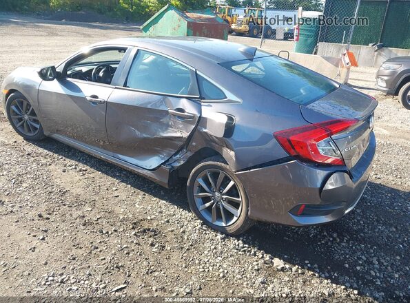 2HGFC1F35MH705257 2021 HONDA CIVIC Gray უკანა მარცხენა