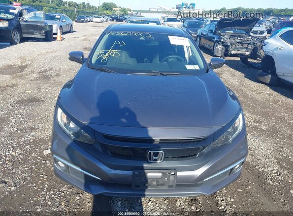 2HGFC1F35MH705257 2021 HONDA CIVIC Gray ხელსაწყოთა პანელის ხედი