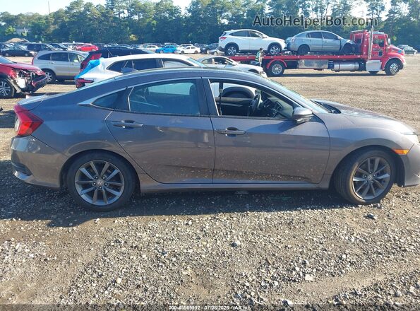 2HGFC1F35MH705257 2021 HONDA CIVIC Gray უკანა სალონის ხედი