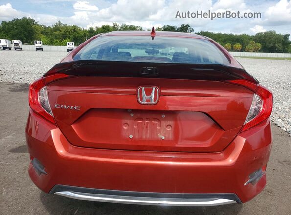 2HGFC1F35MH706084 2021 HONDA CIVIC Red Հետևի տեսք