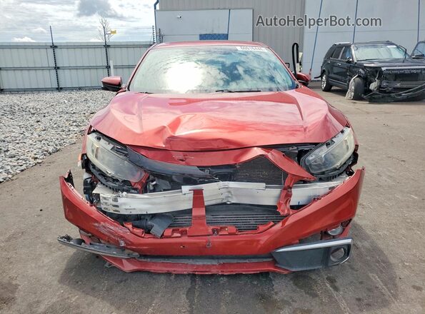 2HGFC1F35MH706084 2021 HONDA CIVIC Red Դիմացի տեսք