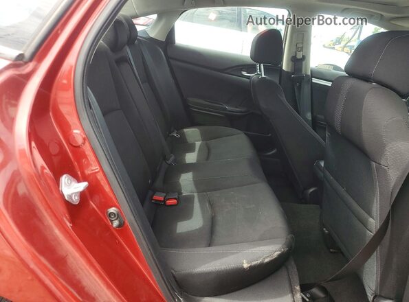 2HGFC1F35MH706084 2021 HONDA CIVIC Red Հետևի նստատեղերի տեսք
