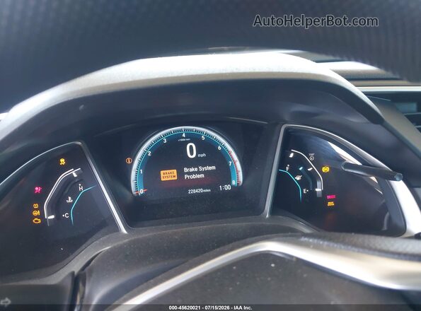 2HGFC1F36GH649804 2016 HONDA CIVIC Silver Widok tylnych siedzeń