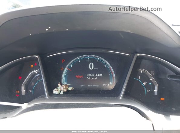 2HGFC1F36GH660012 2016 HONDA CIVIC Серый Вид задних сидений