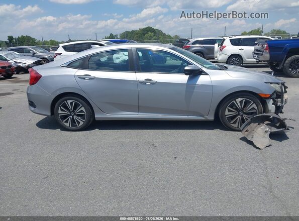 2HGFC1F36HH634771 2017 HONDA CIVIC Silver Widok wnętrza z tyłu