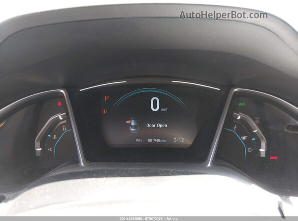 2HGFC1F36HH635337 2017 HONDA CIVIC Blue Widok tylnych siedzeń