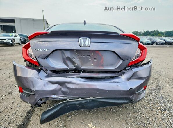 2HGFC1F36HH637668 2017 HONDA CIVIC Gray Հետևի տեսք