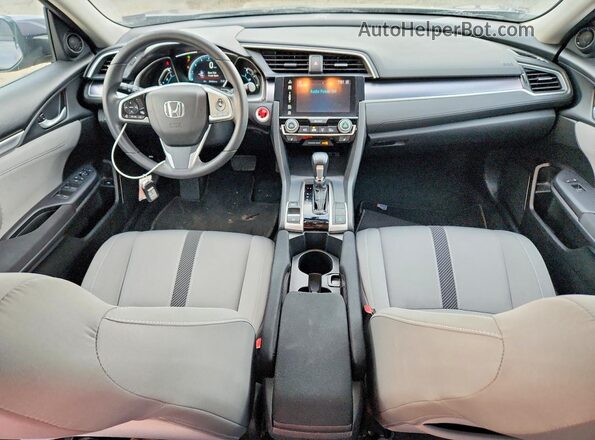 2HGFC1F36HH637668 2017 HONDA CIVIC Gray Առջևի վահանակի տեսք