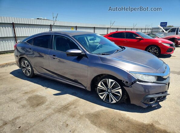 2HGFC1F36HH638366 2017 HONDA CIVIC Gray Przód prawy