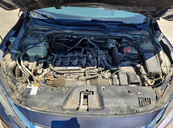 2HGFC1F36HH638366 2017 HONDA CIVIC Gray Widok wnętrza z tyłu
