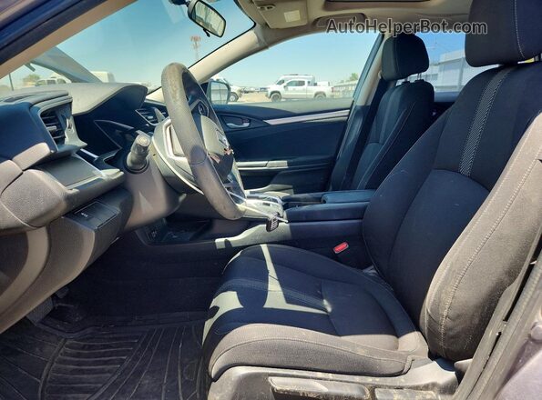 2HGFC1F36HH638366 2017 HONDA CIVIC Gray Widok wnętrza z przodu