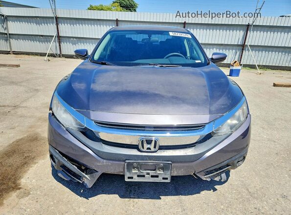 2HGFC1F36HH638366 2017 HONDA CIVIC Gray Widok z przodu